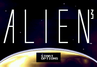 Заставка игры Alien 3